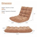 14-Position Adjustable Cushioned Floor Chair - Gallery View 14 of 62